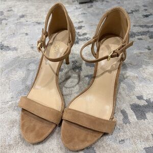 Michael Kors Tan Suede Heels